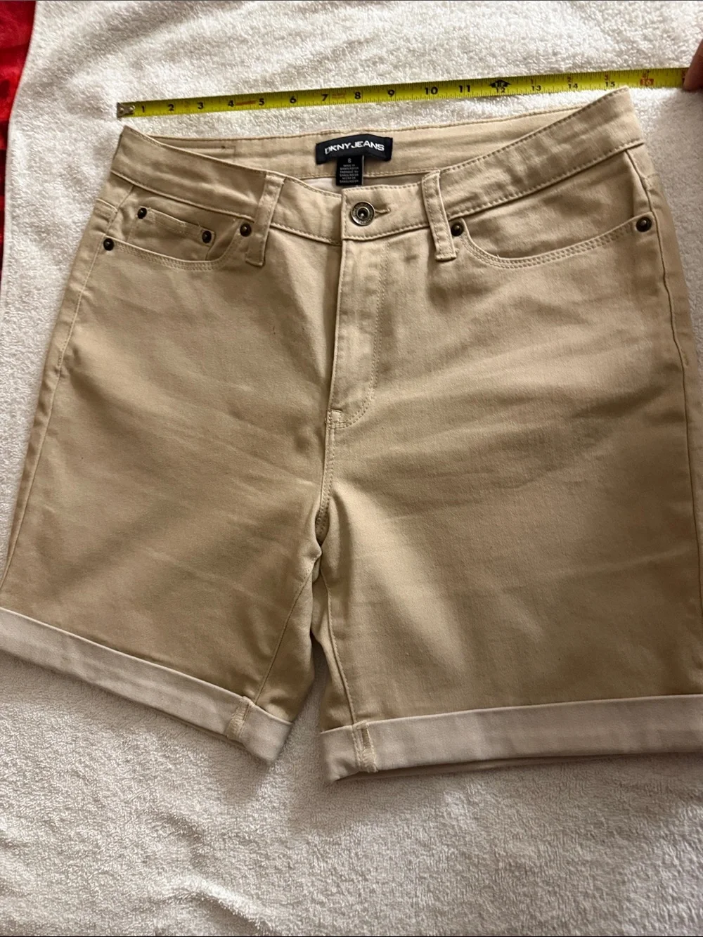 DKNY Women’s Slim Shorts — Khaki